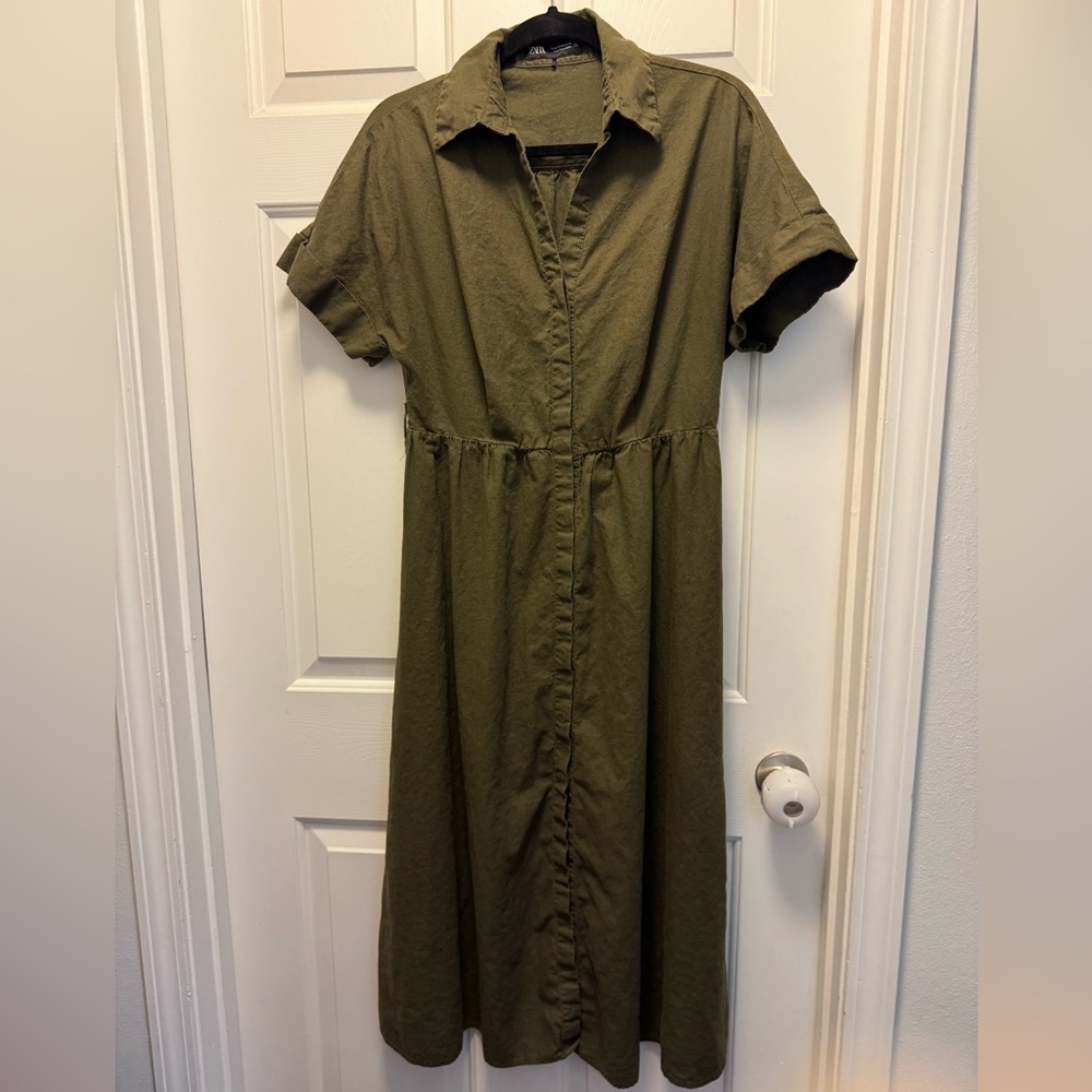 Zara Button-Front Dress